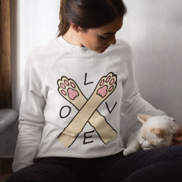 Herzpfoten Kreuzung スウェットシャツ