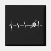 herzschlag stricken マグネット (正面)