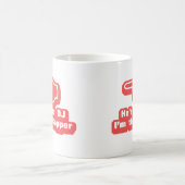 Hes DJ Im話し手 コーヒーマグカップ (中央)