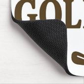 He's Golfing Funny Golfer MOM Golfing Weekend Fun マウスパッド (コーナー)
