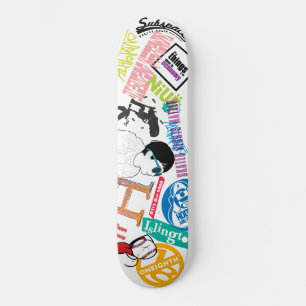 He's gotta dream. ONEIGHTH Tokyo Original スケートボード