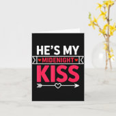 He's My Midnight Kiss Happy New Year Matching Coup カード (黄色い花)