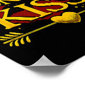 He's My Midnight Kiss Matching Couples Valentine’s ポスター (角)