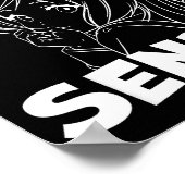 He's My Senpai Funny Anime Matching Couple Girlfri ポスター (角)