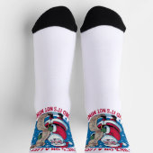 He's On A List and It's Not Mine ソックス (上部)