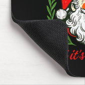 He's On The List Not Mine Santa Funny Christmas Xm マウスパッド (コーナー)
