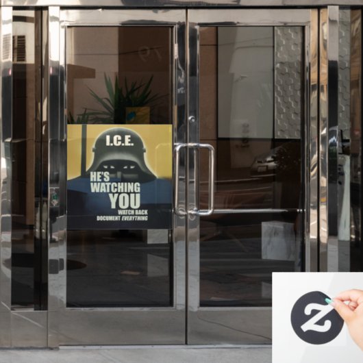 He's Watching You 2026 ウィンドウサイン (オフィスドア)