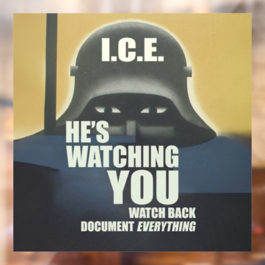 He's Watching You 2026 ウィンドウサイン (シート2)