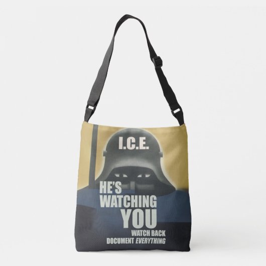 He's Watching You 2026 クロスボディバッグ (裏面)