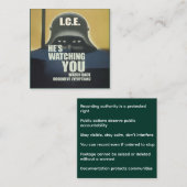 He's Watching You 2026 スクエア名刺 (正面/裏面)