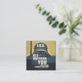 He's Watching You 2026 スクエア名刺 (スタンド正面)