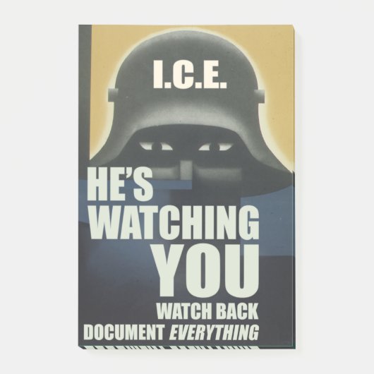 He's Watching You 2026 ポストイット (正面)