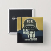 He's Watching You 2026 缶バッジ (正面&裏面)