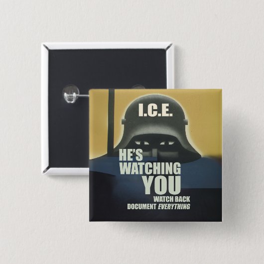 He's Watching You 2026 缶バッジ (正面&裏面)