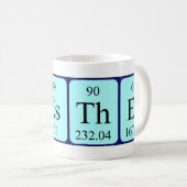 Hesher定期テーブル名mag コーヒーマグカップ (正面右)