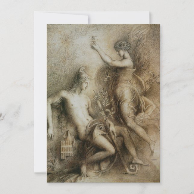 HesiodとMuse by Gustave Moreau (正面)