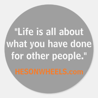 HESONWHEELS引用文シール（覚えていない場合） ラウンドシール