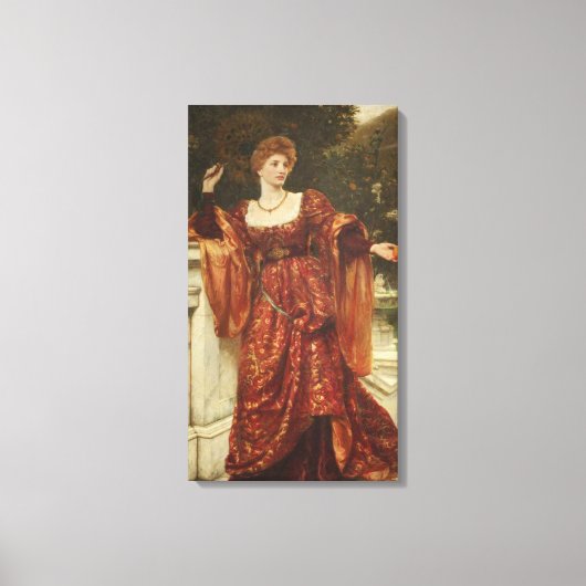 Hesperia (byフランクDicksee) キャンバスプリント (正面)