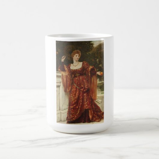 Hesperia (byフランクDicksee) コーヒーマグカップ (中央)