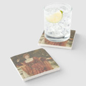 Hesperia (byフランクDicksee) ストーンコースター (横)