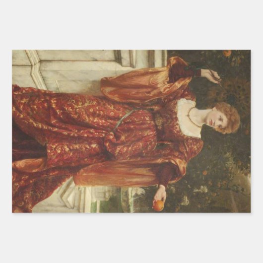 Hesperia (byフランクDicksee) ラッピングペーパーシート (正面)