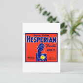 Hesperianフルーツのりんご ポストカード (スタンド正面)