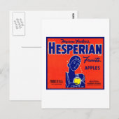 Hesperianフルーツのりんご ポストカード (正面/裏面)
