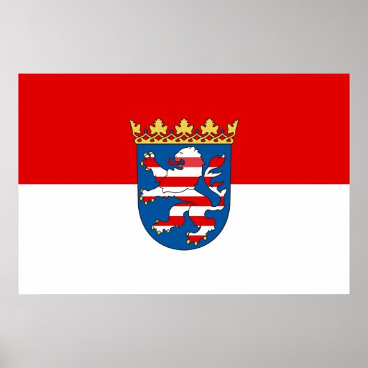 Hesse (州)，ドイツ ポスター (正面)
