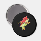 Hessen altes Bundesland Deutschland マグネット (正面/裏面)