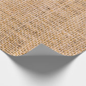 Hessian sackcloth burlap woven texture background, ラッピングペーパー (角)