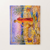 Hestia Lighting a Sacred Fire on Terrace with Oliv ジグソーパズル (縦)