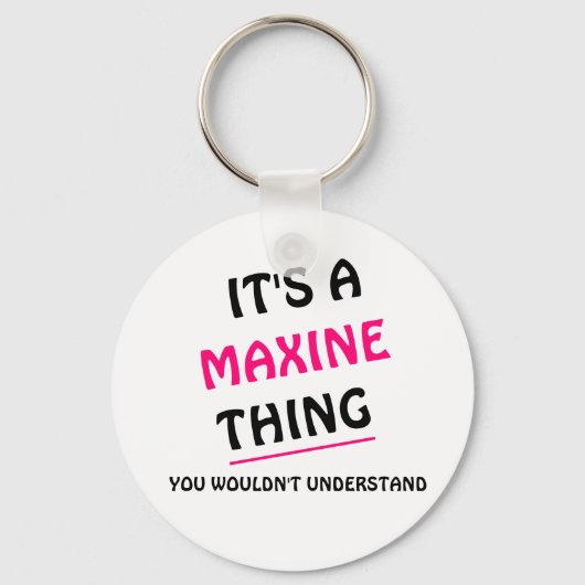 HetはMaxine u niet zou begrijpenを行っている キーホルダー (正面)