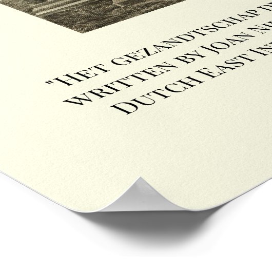 Het gazandtschap der Nederlandsche Oost-Indische ポスター (角)