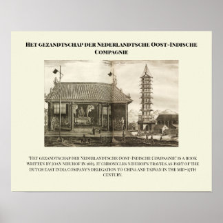 Het gazandtschap der Nederlandsche Oost-Indische ポスター