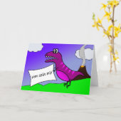 Het spijt mij, I'm Sorry inオランダ,恐竜 カード (黄色い花)