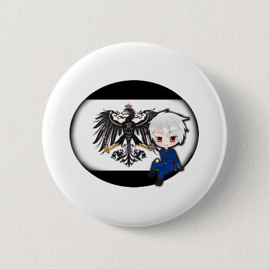 Hetaliaのプロシアの恋人のOtakuの誕生日プレゼント 缶バッジ (正面)