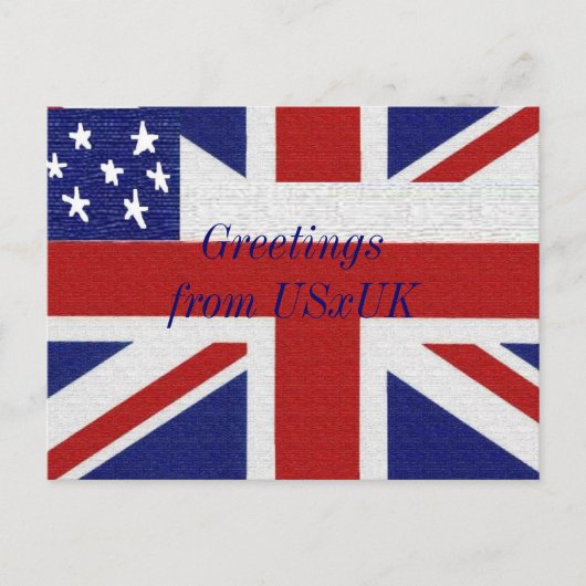 Hetalia: Greetings from USxUK ポストカード (正面)