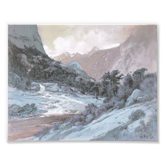 Hetch_Hetchy_Side_Canyon, by William_Keith (モダン) フォトプリント (正面)