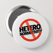 Hetero-Normativity無し- - 缶バッジ (正面&裏面)