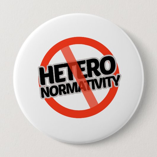 Hetero-Normativity無し- - 缶バッジ (正面)