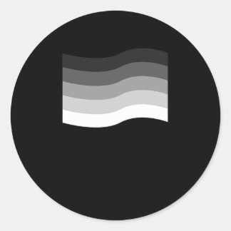 Heterosexual LGBT Pride Equality Flag Gift ラウンドシール