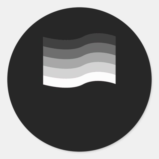 Heterosexual LGBT Pride Equality Flag Gift ラウンドシール (正面)