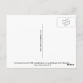 Hevaahulhudhoo島ポストカードから表示 ポストカード (裏面)