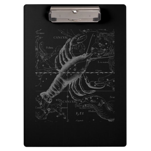 Heveliusのクロムのような癌〔占星術の〕十二宮図のシンボル クリップボード (正面)