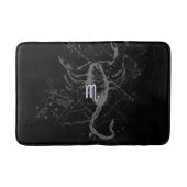 Heveliusのクロムスタイルの蠍座の(占星術の)十二宮図の印 バスマット (正面)