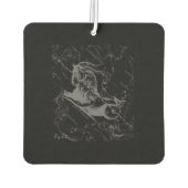 Heveliusのクロム山羊座〔占星術の〕十二宮図記号 カーエアーフレッシュナー (裏面)