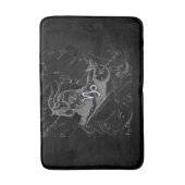 Heveliusのクロム山羊座〔占星術の〕十二宮図記号 バスマット (正面縦)