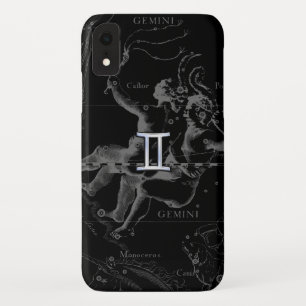HeveliusのGemini〔占星術の〕十二宮図シンボルのようなクロム iPhone XRケース