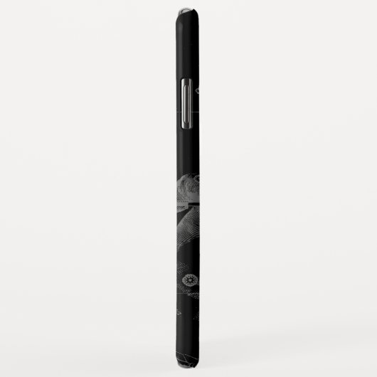 HeveliusのGemini〔占星術の〕十二宮図シンボルのようなクロム Case-Mate iPhoneケース (裏面/右)