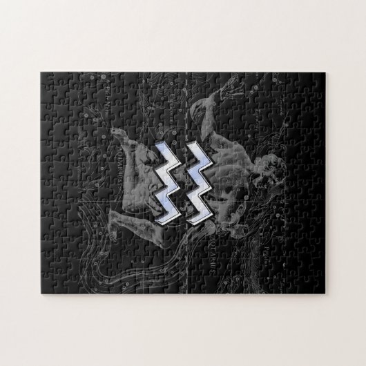 Heveliusマップ上のアクエリアスのようなクロム ジグソーパズル (横)